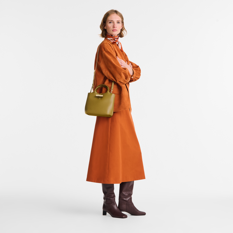 Le Roseau S Handbag / Petal Pink - Leather - Image 8