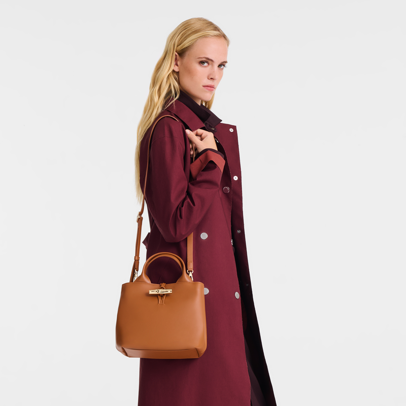 Le Roseau S Handbag / Petal Pink - Leather - Image 19