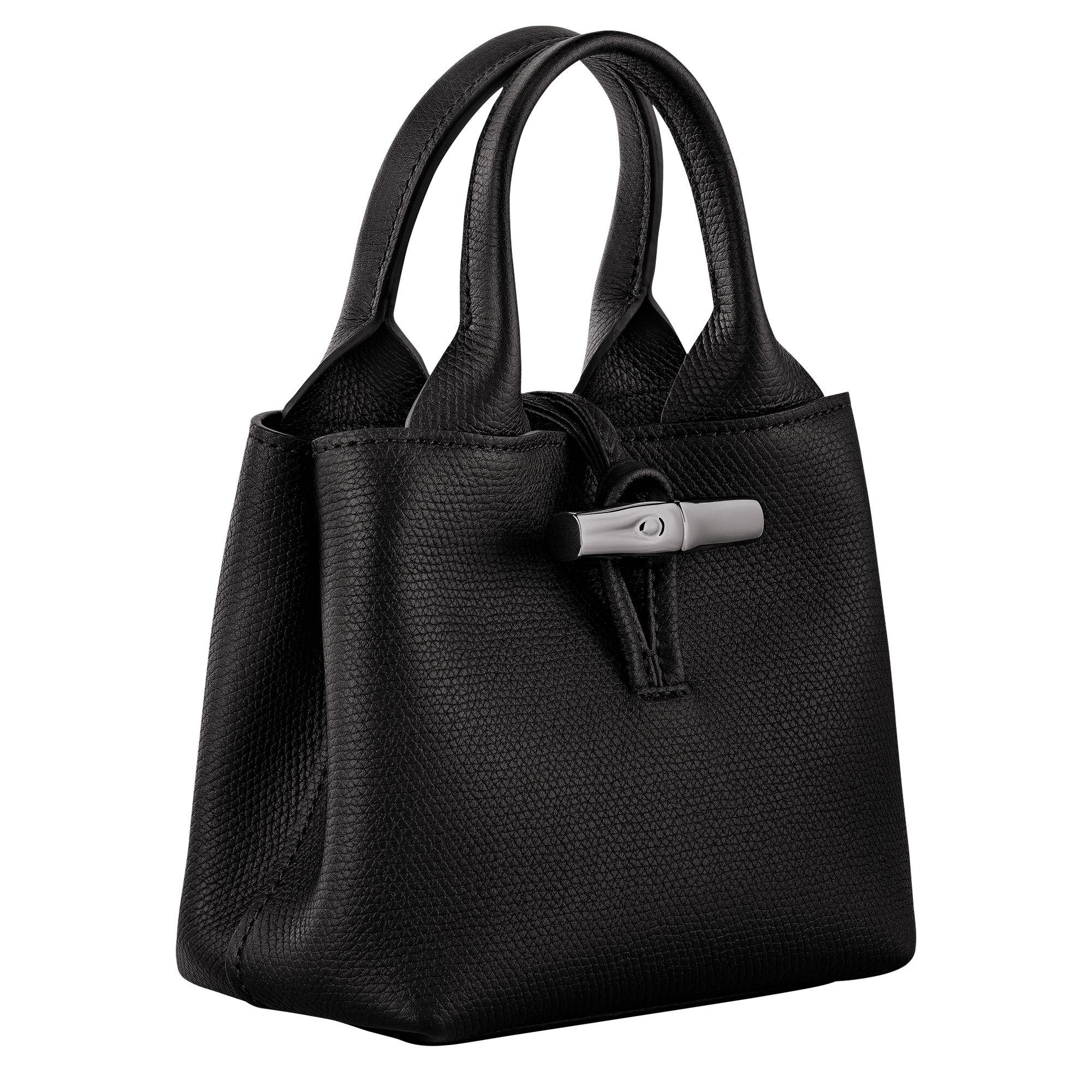 Le Roseau XS Handbag / Black - Leather - Image 3