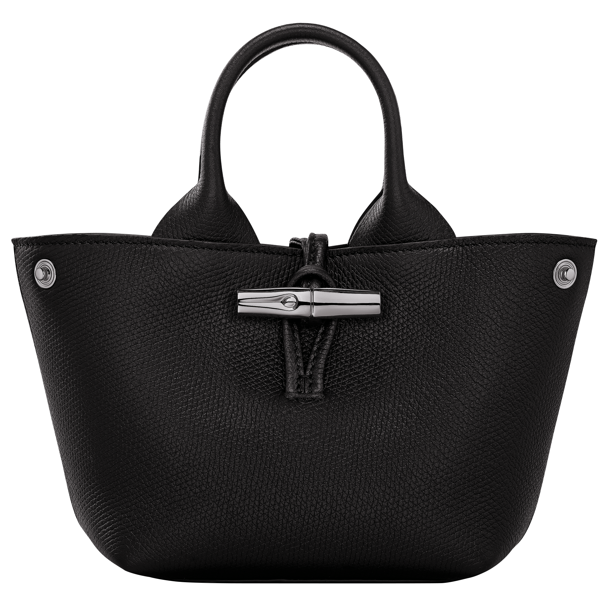 Le Roseau XS Handbag / Black - Leather - Image 5