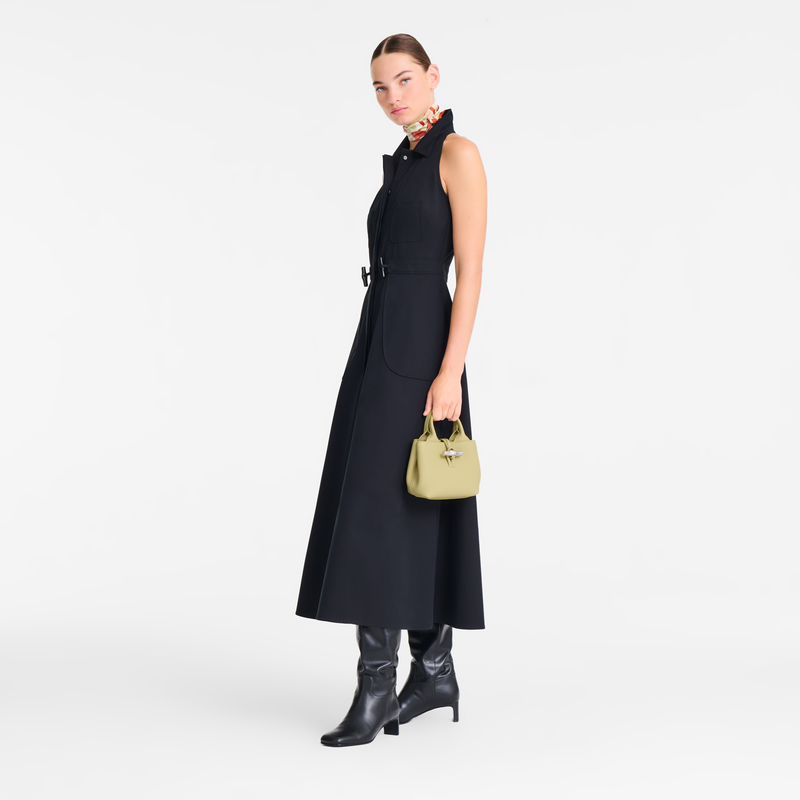 Le Roseau XS Handbag / Black - Leather - Image 14