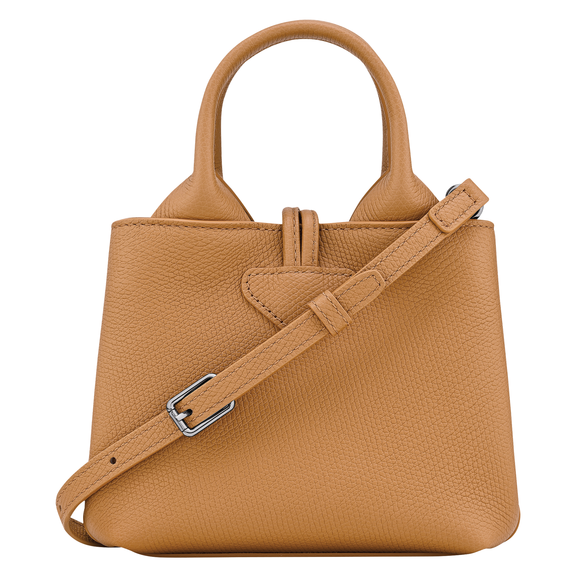 Le Roseau XS Handbag / Walnut - Leather - Image 4