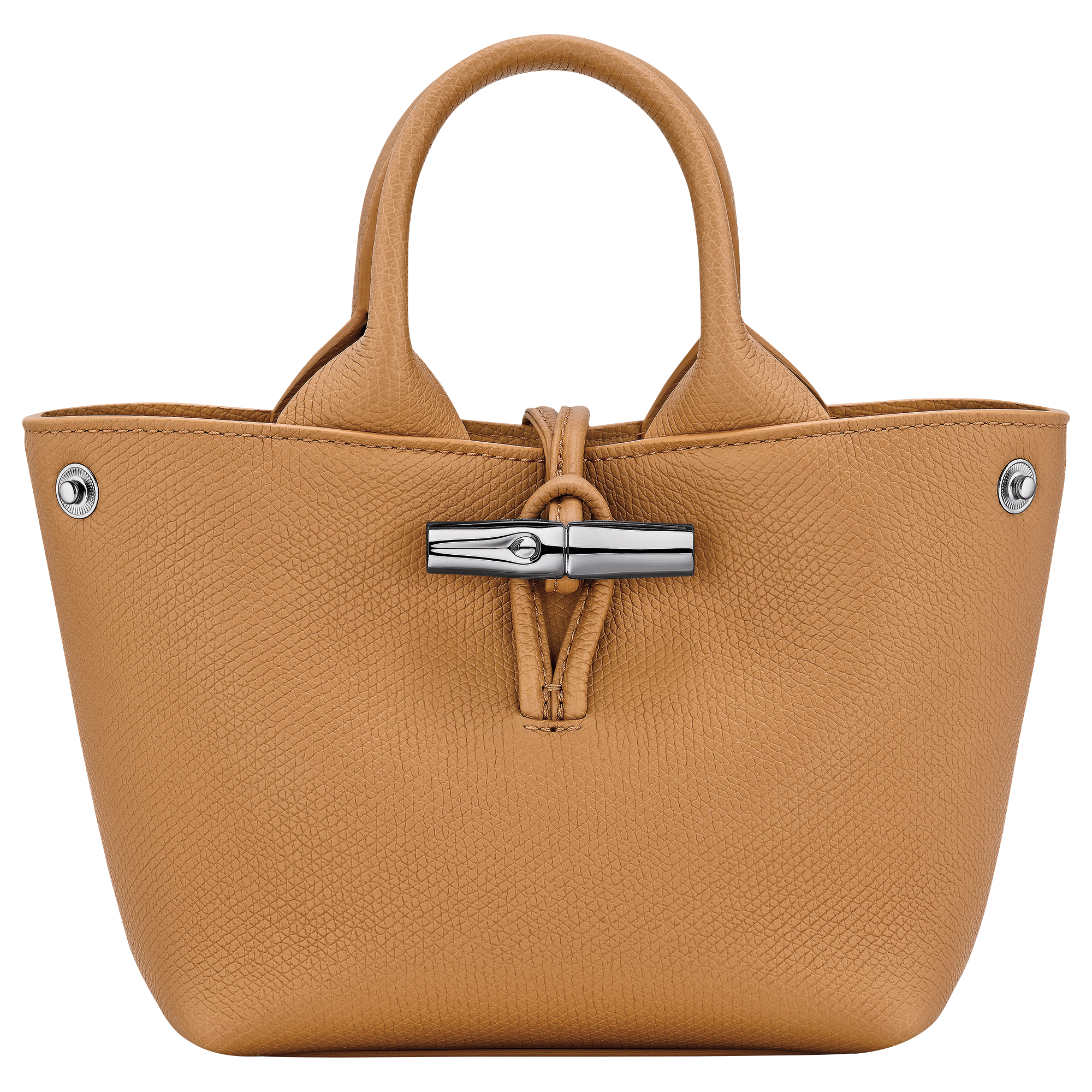 Le Roseau XS Handbag / Walnut - Leather - Image 5