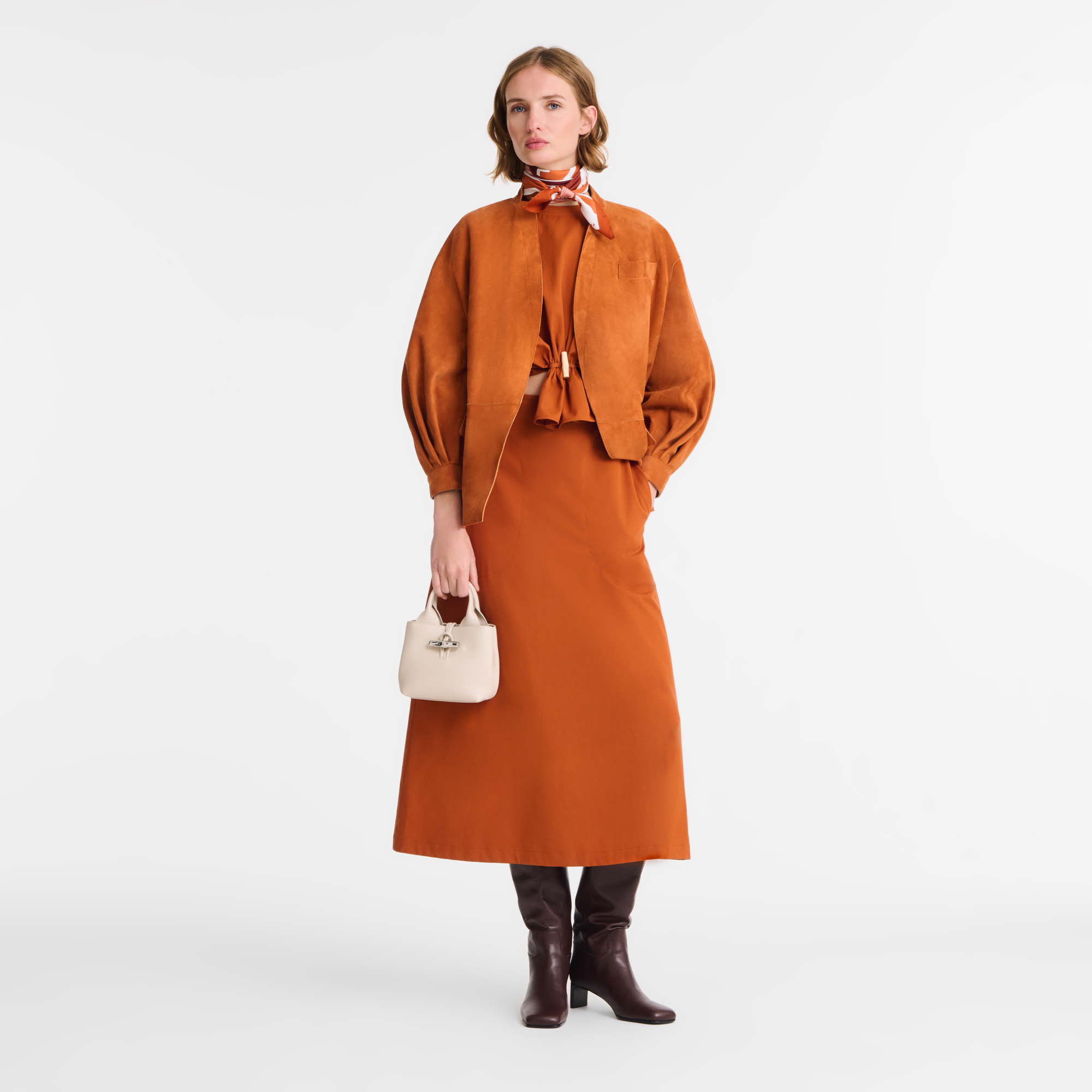 Le Roseau XS Handbag / Paper - Leather - Image 2