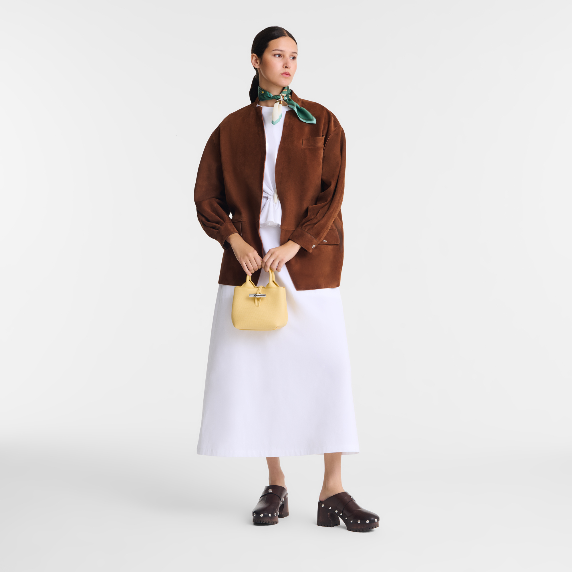 Le Roseau XS Handbag / Yellow Chick - Leather - Image 2