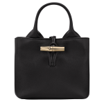 Le Roseau XS Handbag / Black - Leather