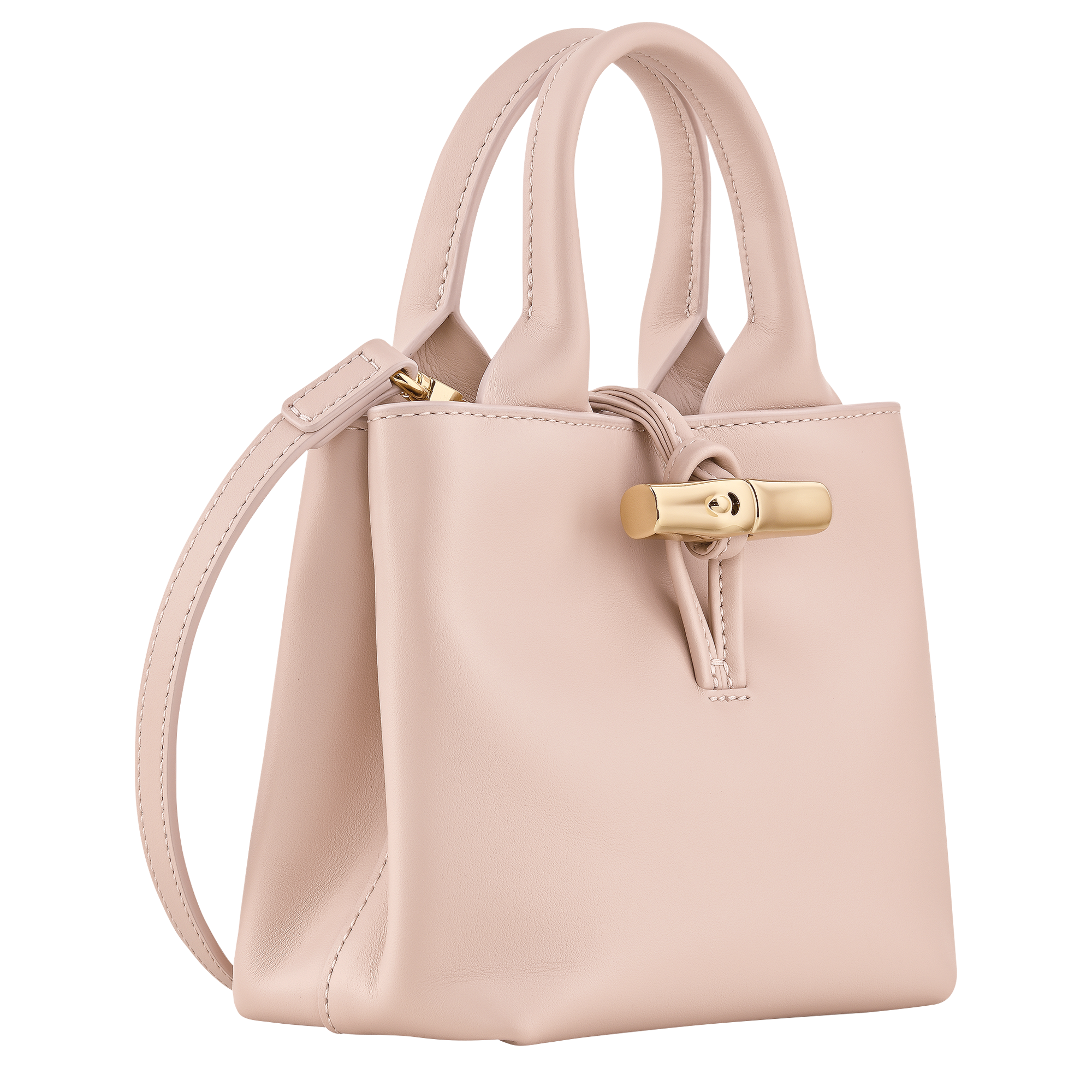 Le Roseau XS Handbag / Petal Pink - Leather - Image 3