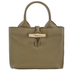 Le Roseau XS Handbag / Olive - Leather