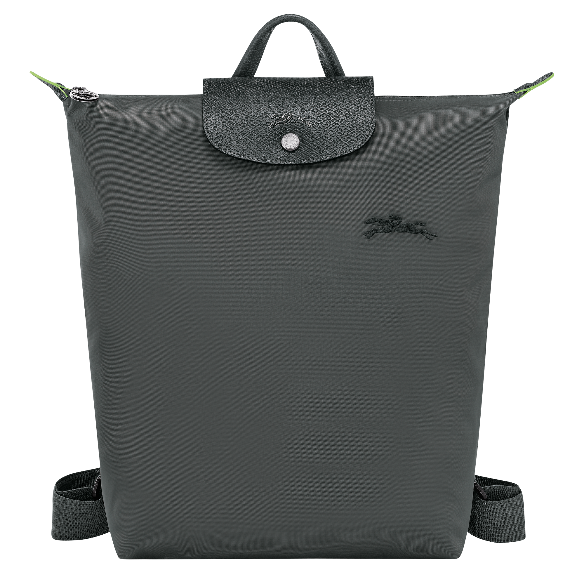 Le Pliage Green M Backpack / Graphite - Canvas