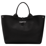 Le Roseau L Handbag / Black - Leather