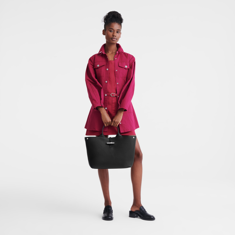 Le Roseau L Handbag / Clay - Leather - Image 16