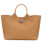 Le Roseau L Handbag / Walnut - Leather