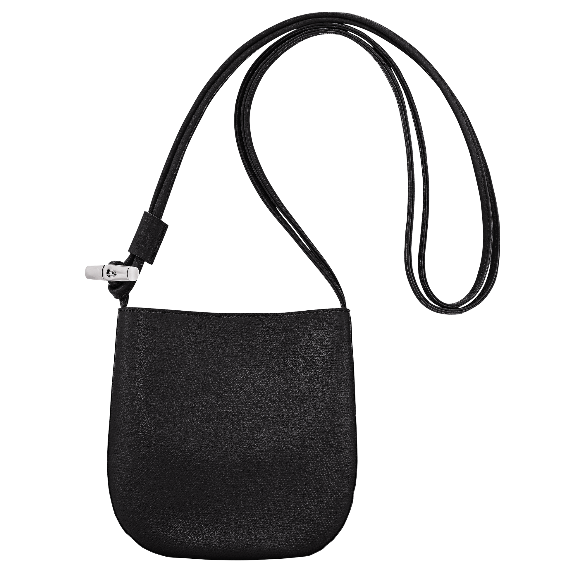Le Roseau S Crossbody bag / Black - Leather