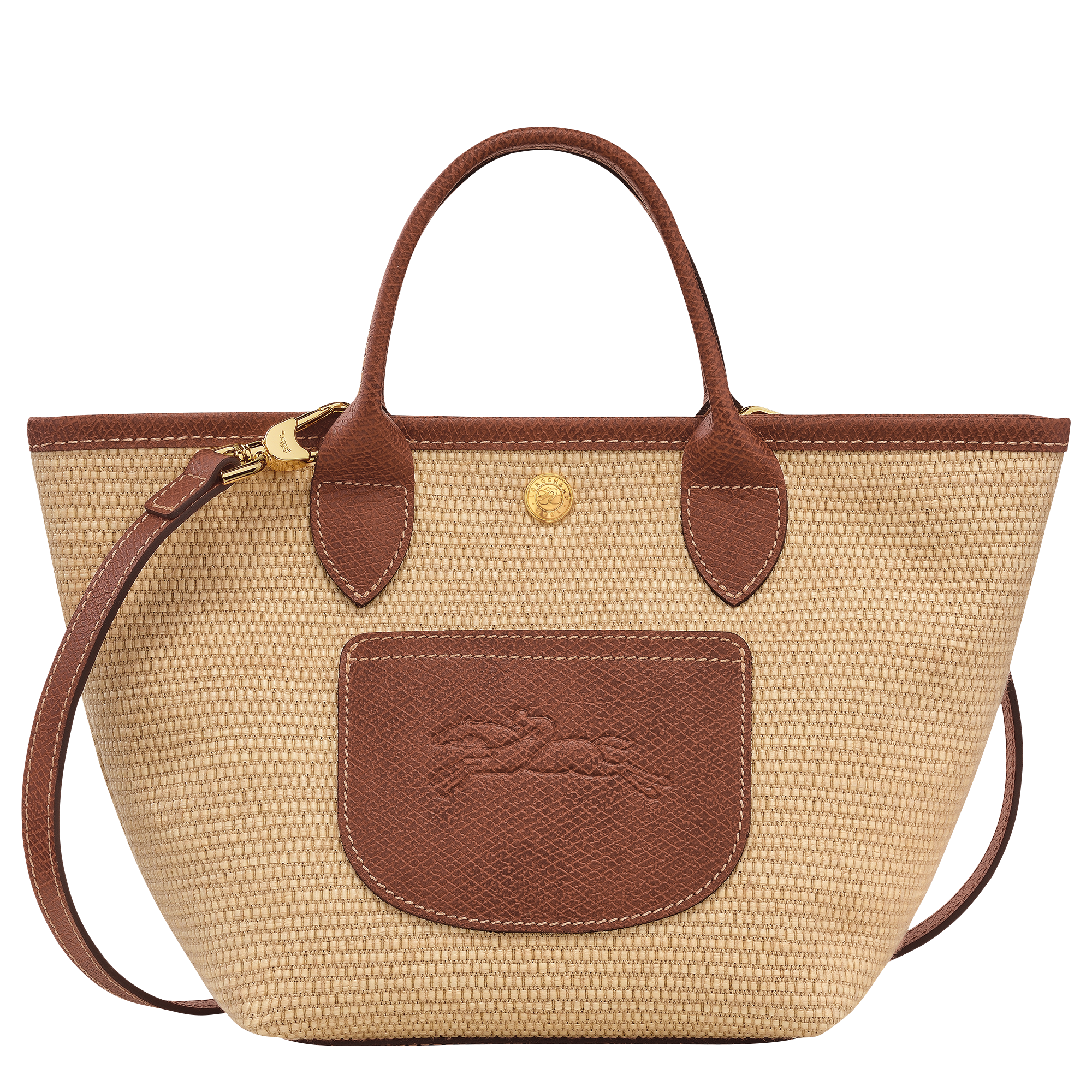 Le Pliage Collection XS Basket bag / Brown - Canvas