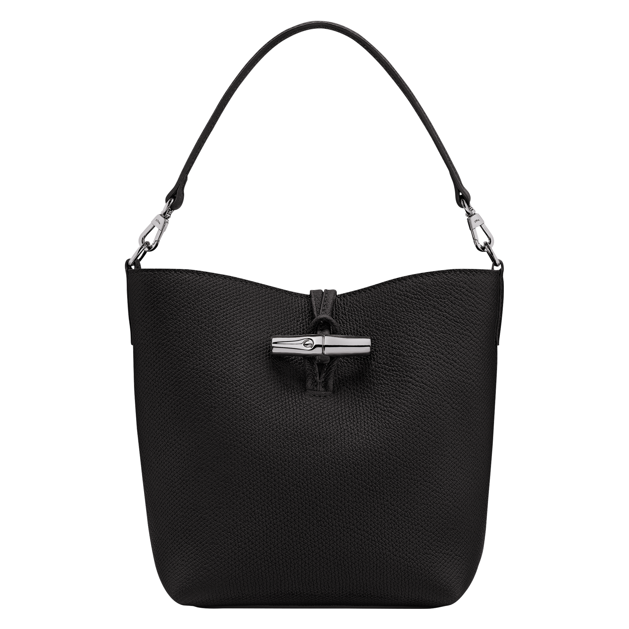 Le Roseau XS Bucket bag / Black - Leather