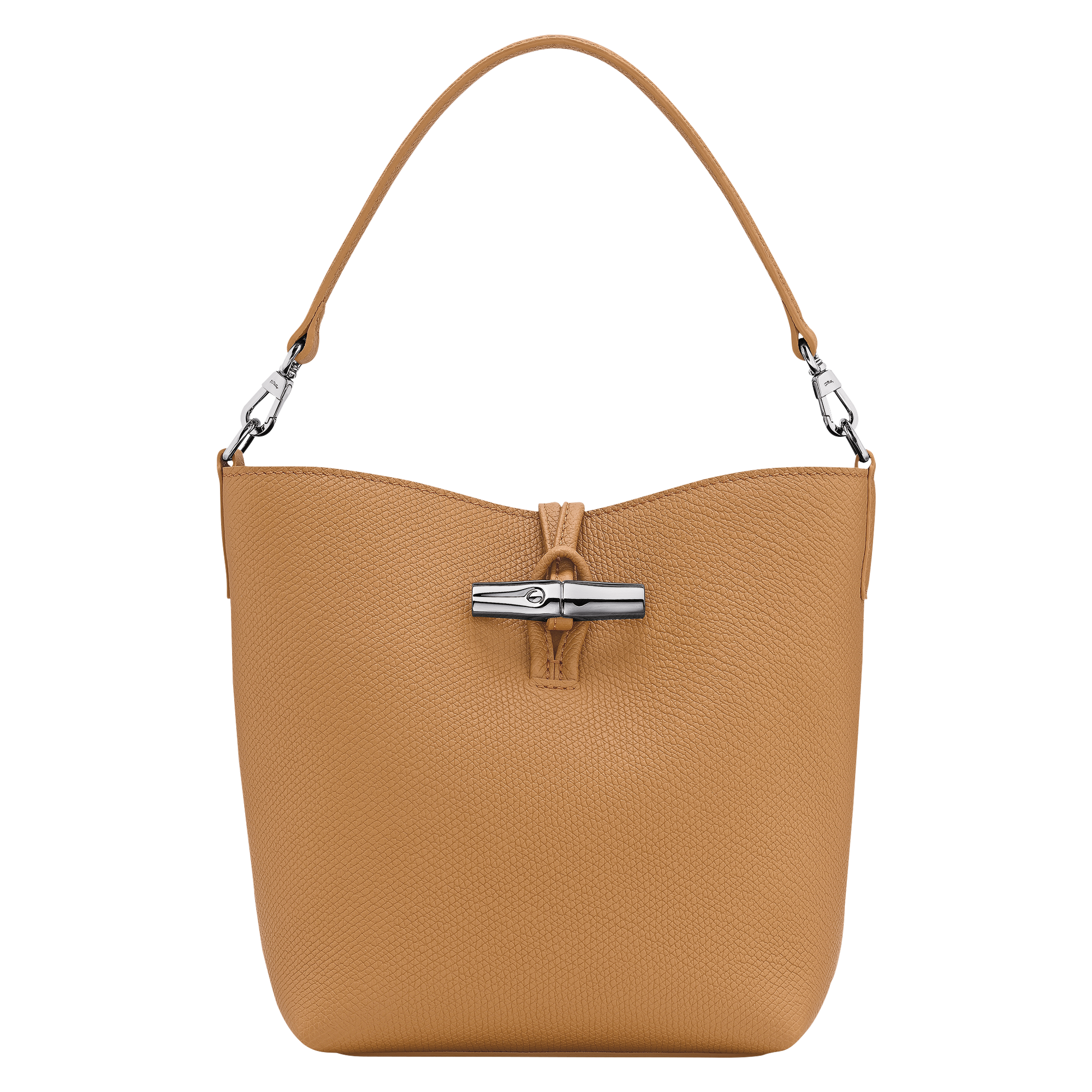 Le Roseau XS Bucket bag / Walnut - Leather
