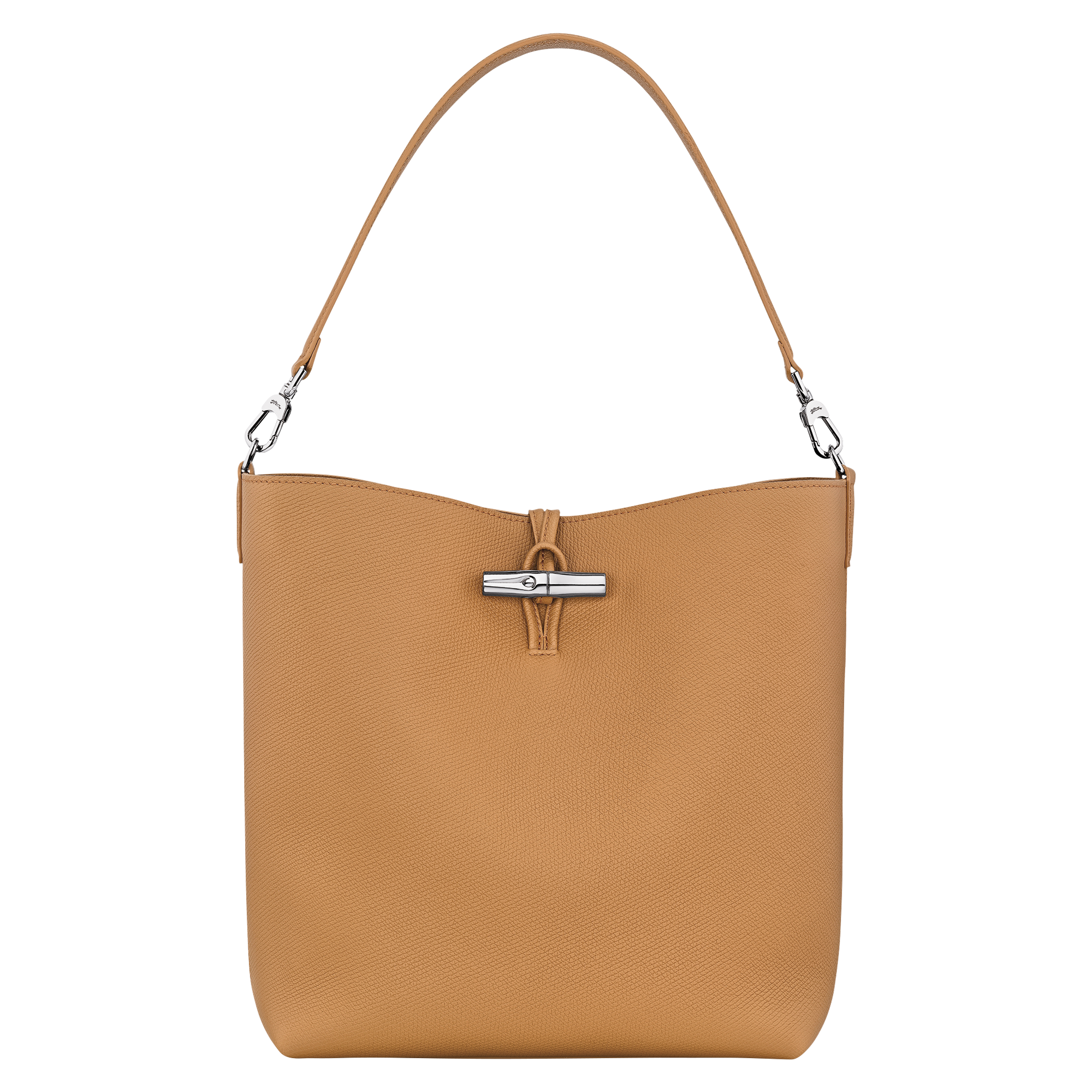 Le Roseau M Hobo bag / Walnut - Leather