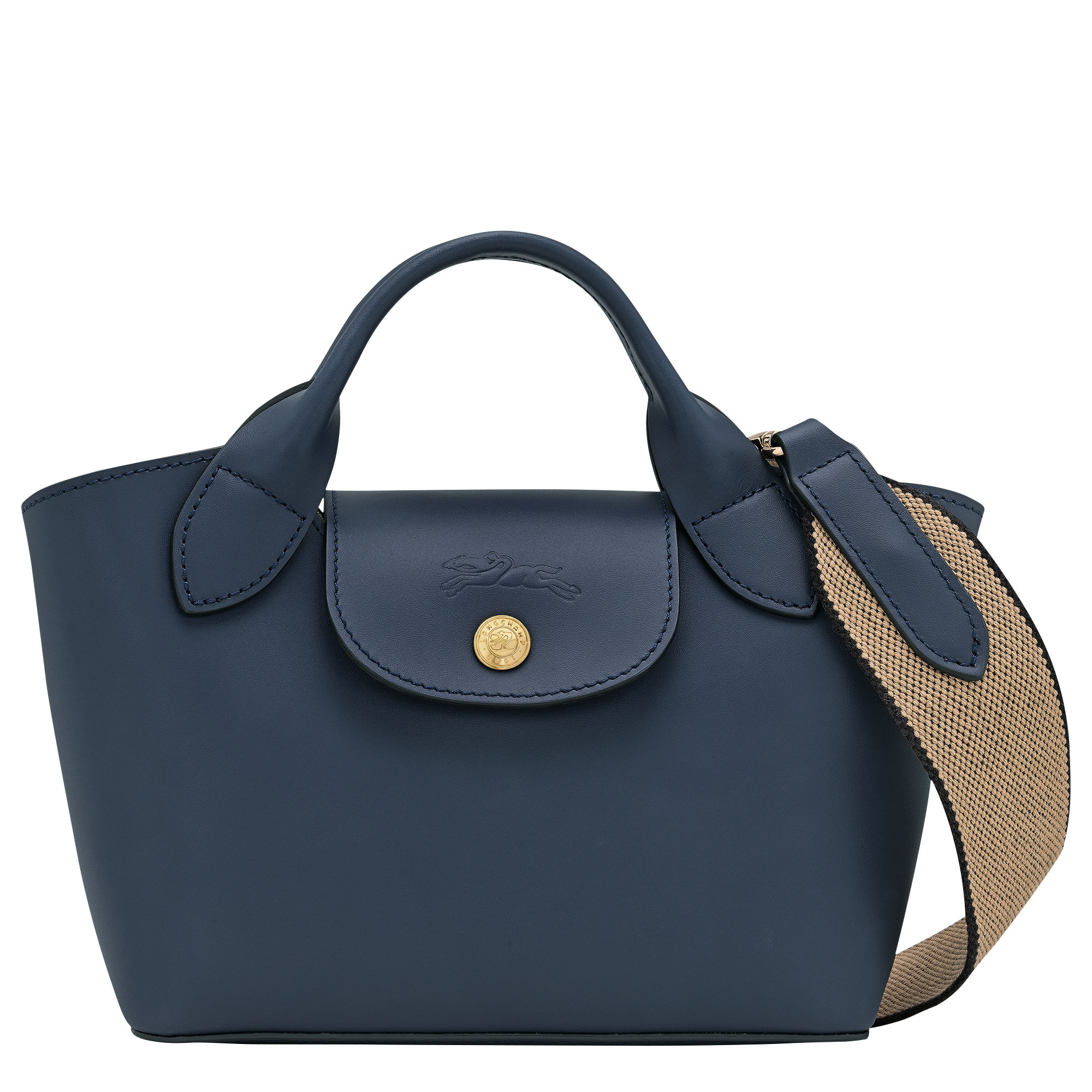 Épure XS Tote bag / Navy - Leather