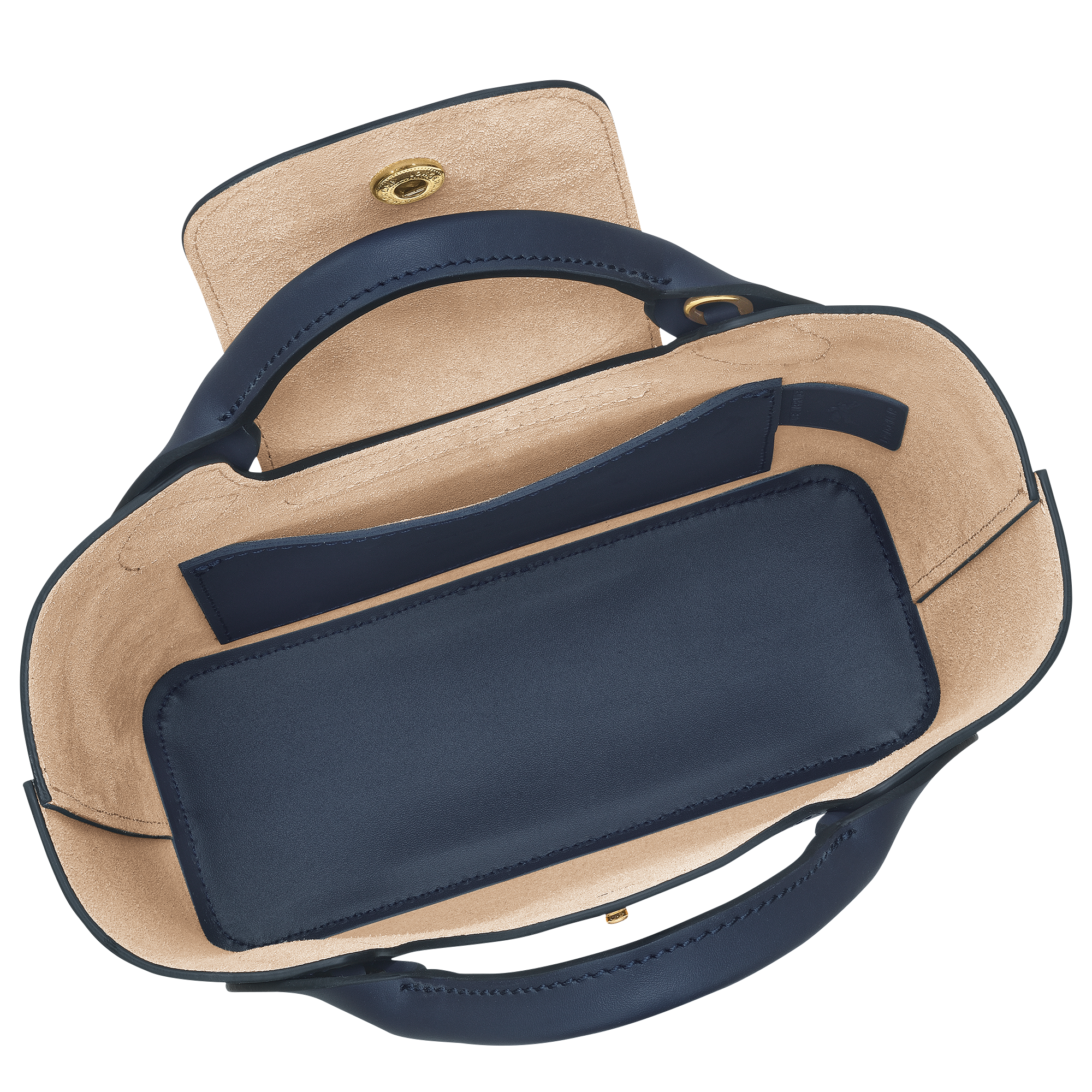 Épure XS Tote bag / Navy - Leather - Image 5
