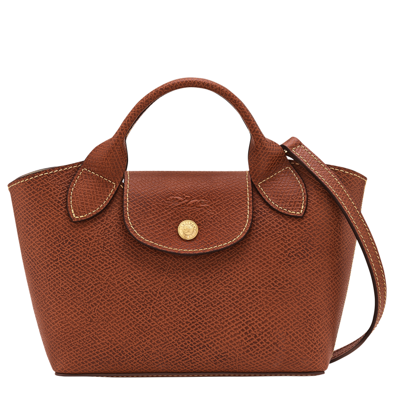 Épure XS Tote bag / Brown - Leather - Image 7