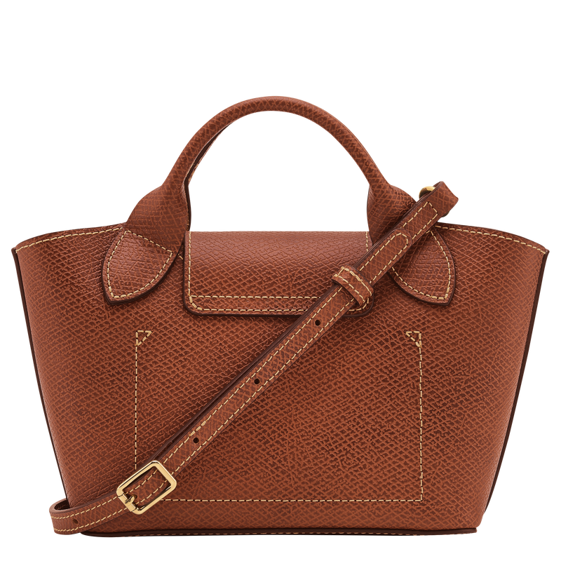 Épure XS Tote bag / Brown - Leather - Image 32