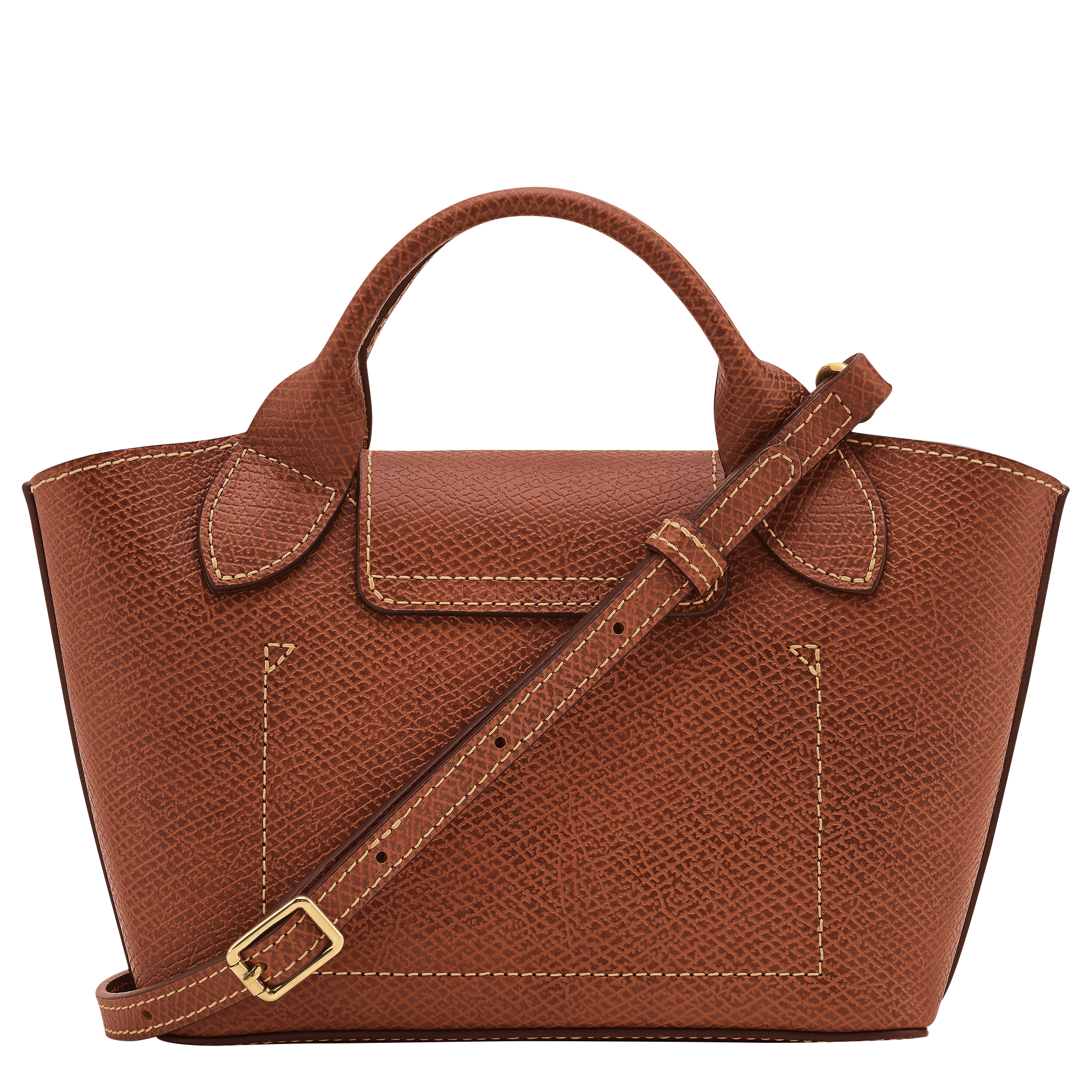 Épure XS Tote bag / Brown - Leather - Image 3