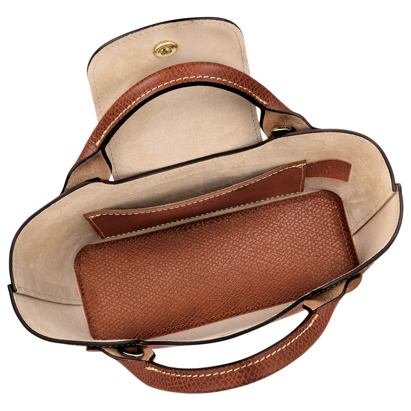 Épure XS Tote bag / Brown - Leather - Image 12