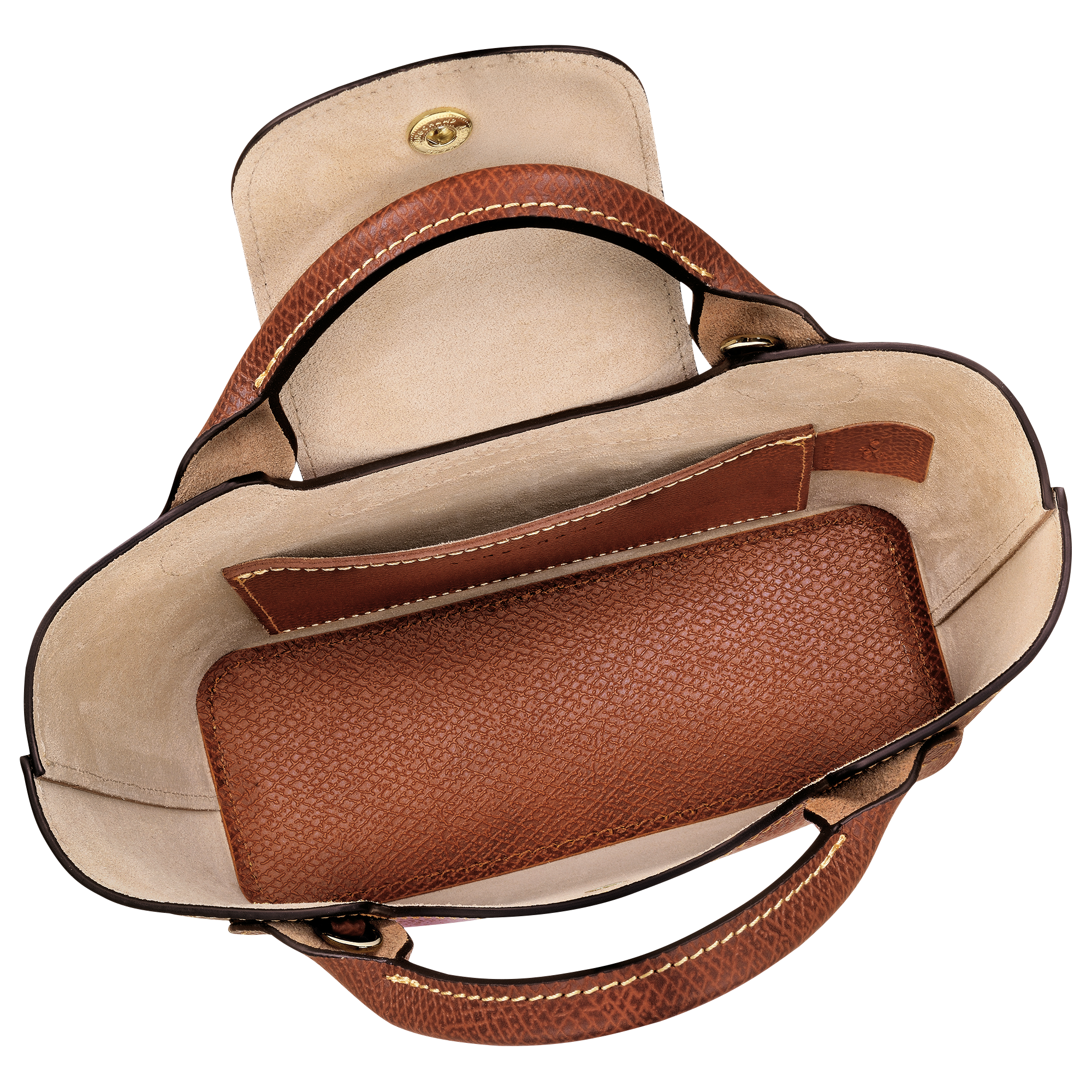 Épure XS Tote bag / Brown - Leather - Image 4