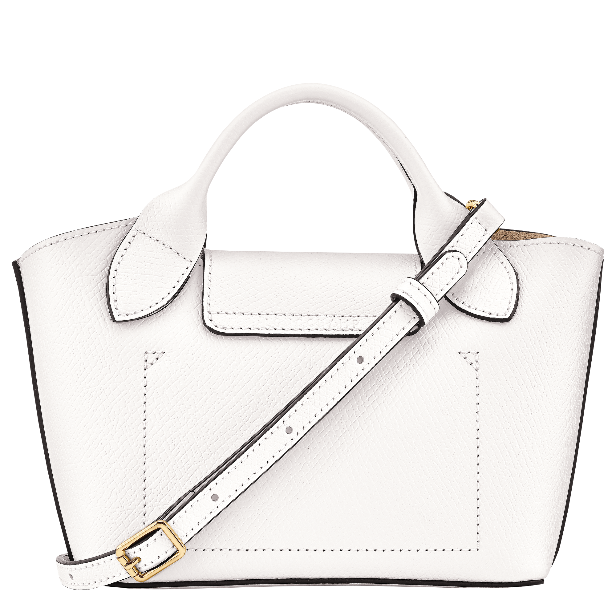 Épure XS Tote bag / White - Leather - Image 4