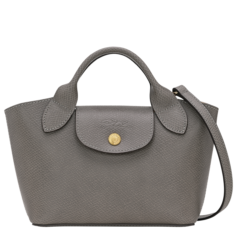 Épure XS Tote bag / Brown - Leather - Image 28