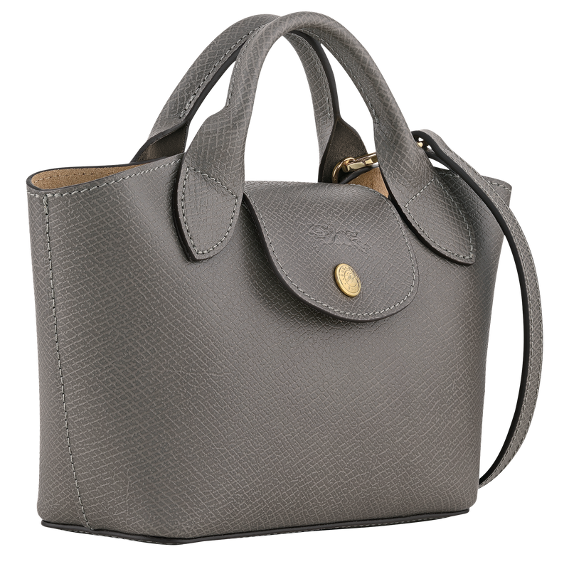 Épure XS Tote bag / Brown - Leather - Image 29