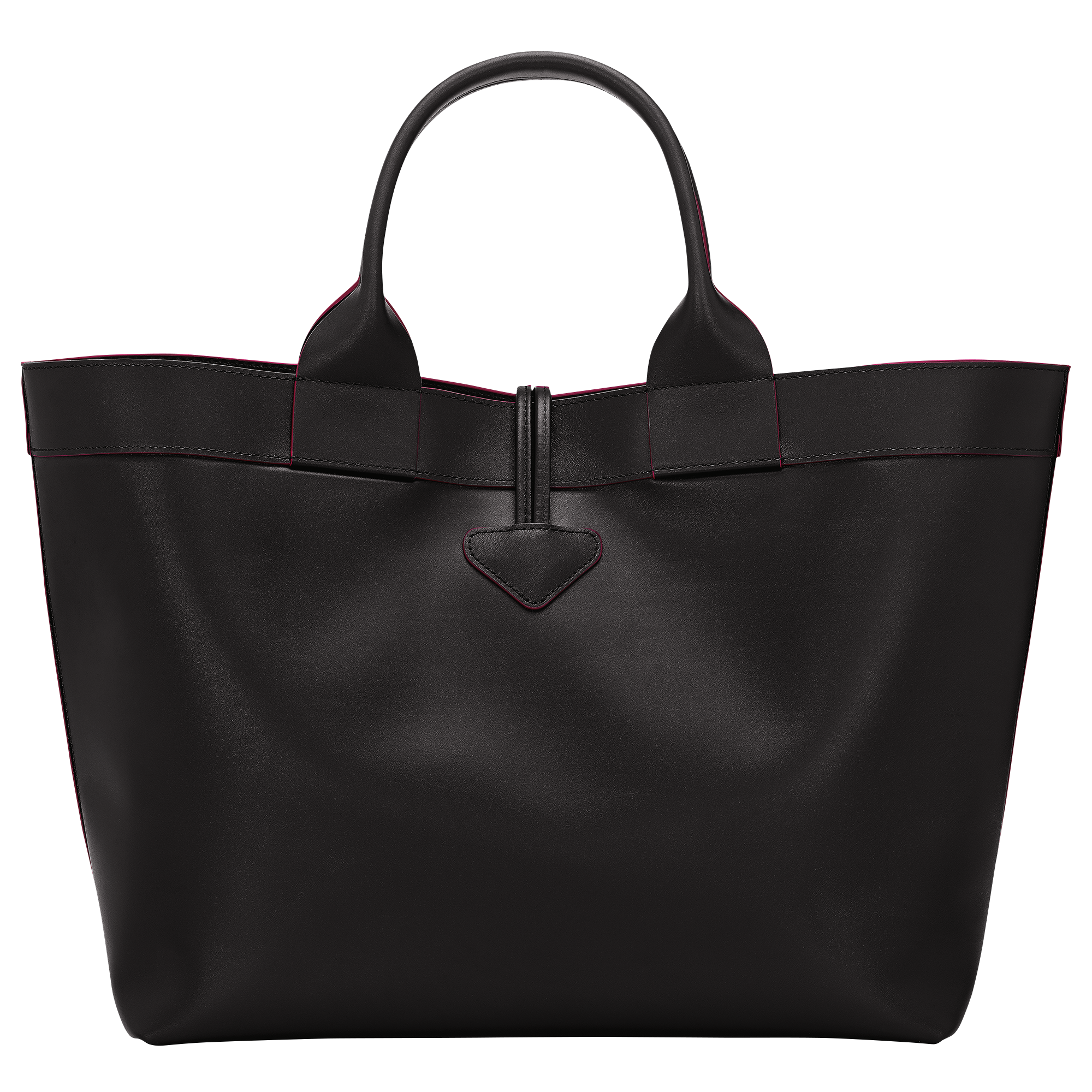Le Roseau L Tote bag / Black - Leather - Image 4