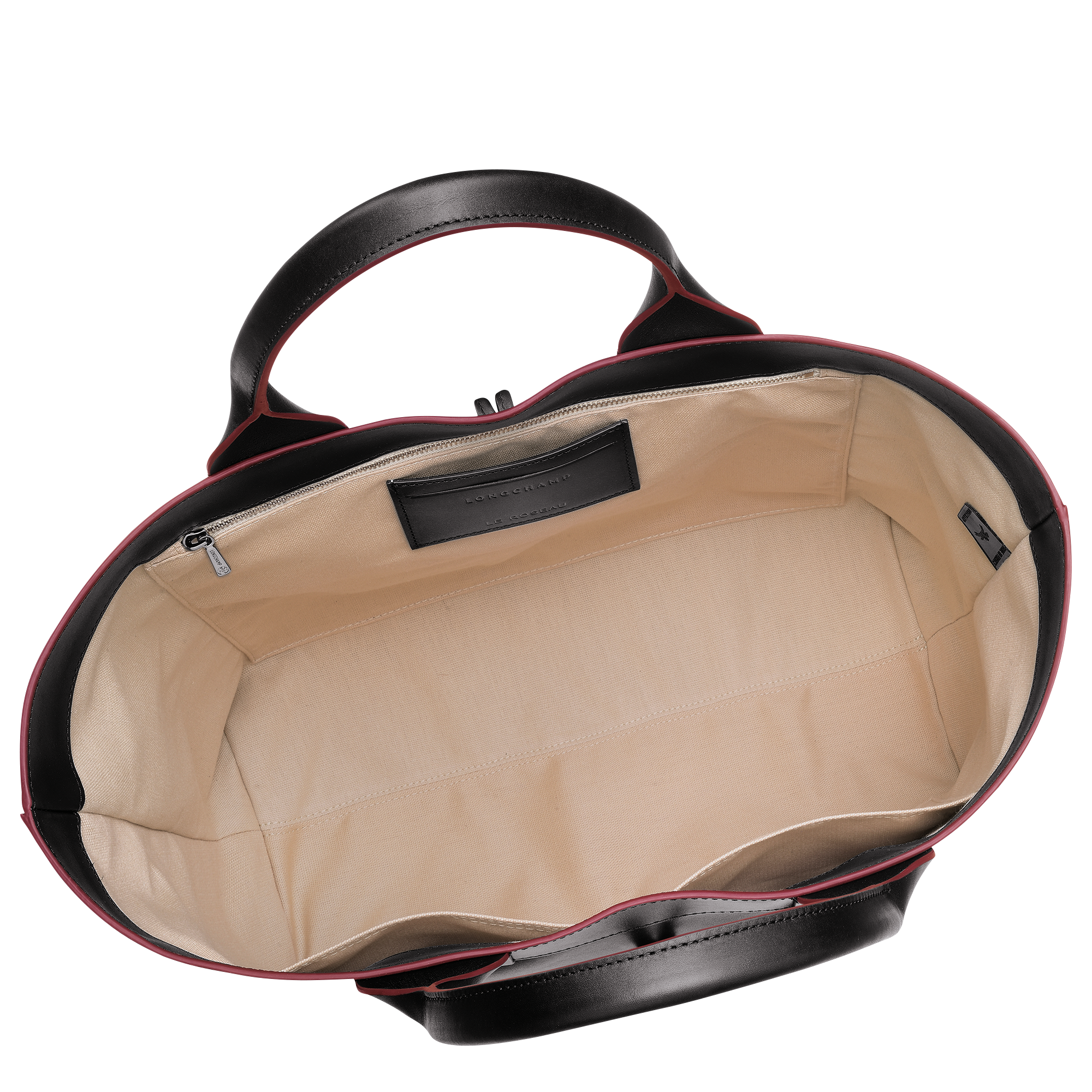 Le Roseau L Tote bag / Black - Leather - Image 5