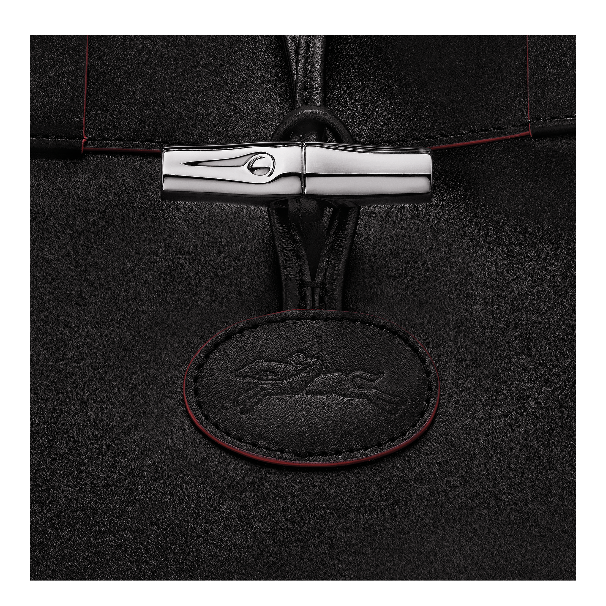 Le Roseau L Tote bag / Black - Leather - Image 6