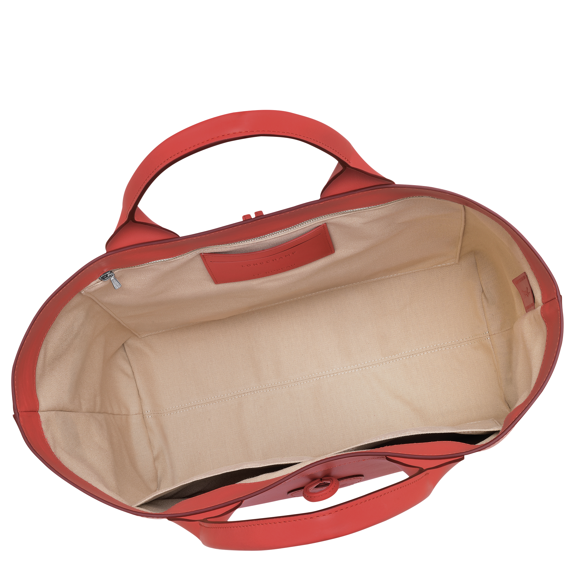 Le Roseau L Tote bag / Red - Leather - Image 5