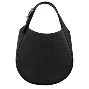 Le Foulonné S Handbag / Black - Leather