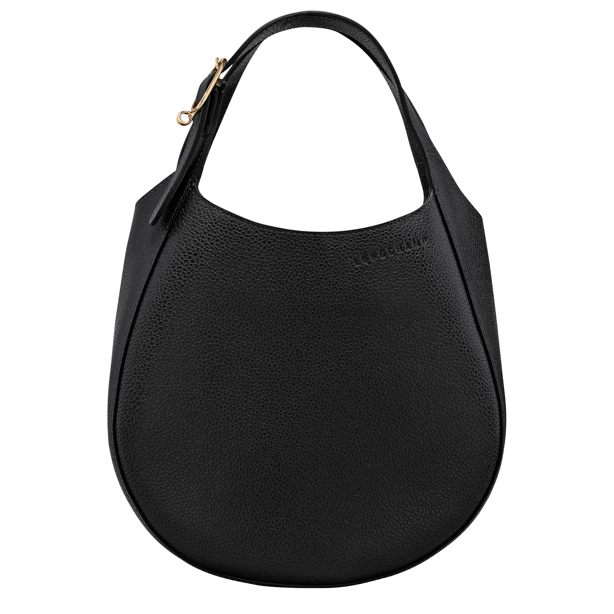 Le Foulonné S Handbag / Black - Leather