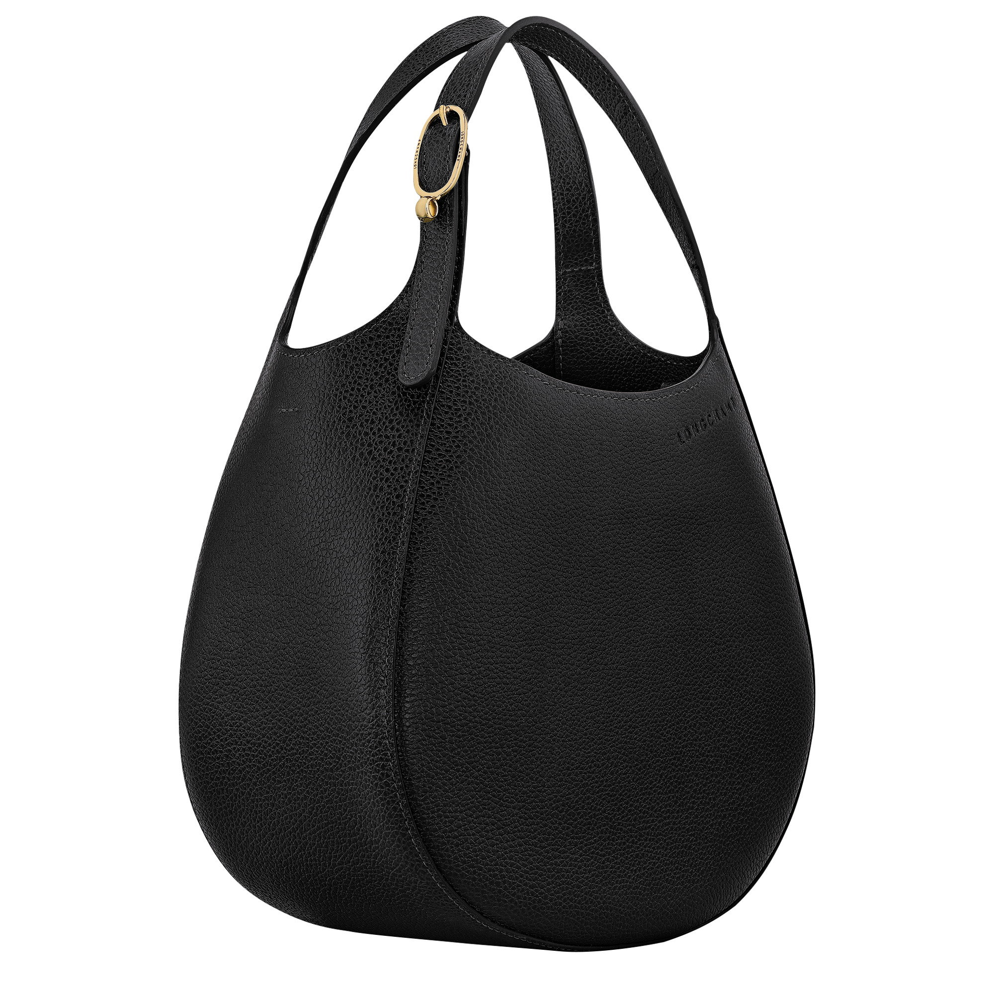 Le Foulonné S Handbag / Black - Leather - Image 3