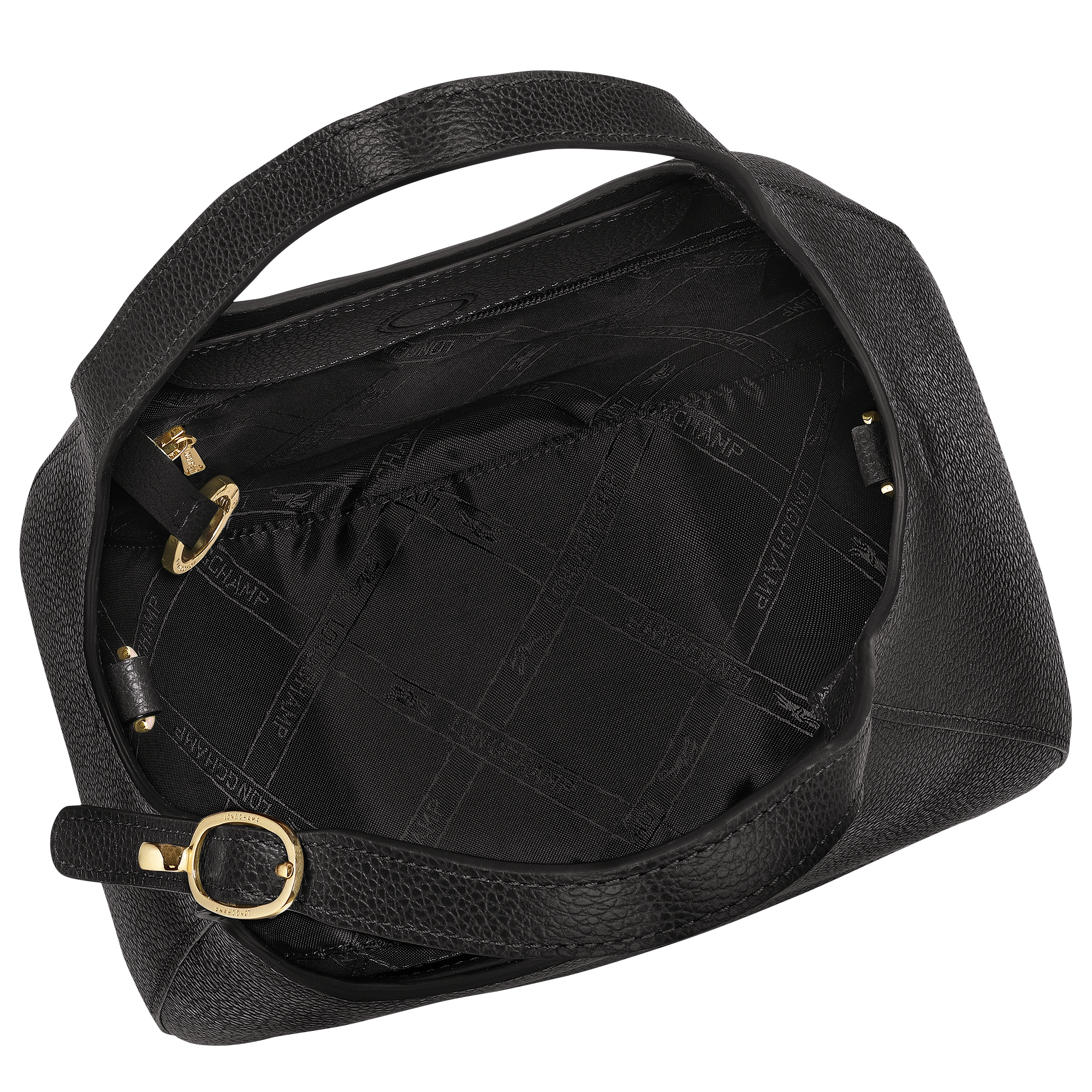 Le Foulonné S Handbag / Black - Leather - Image 6