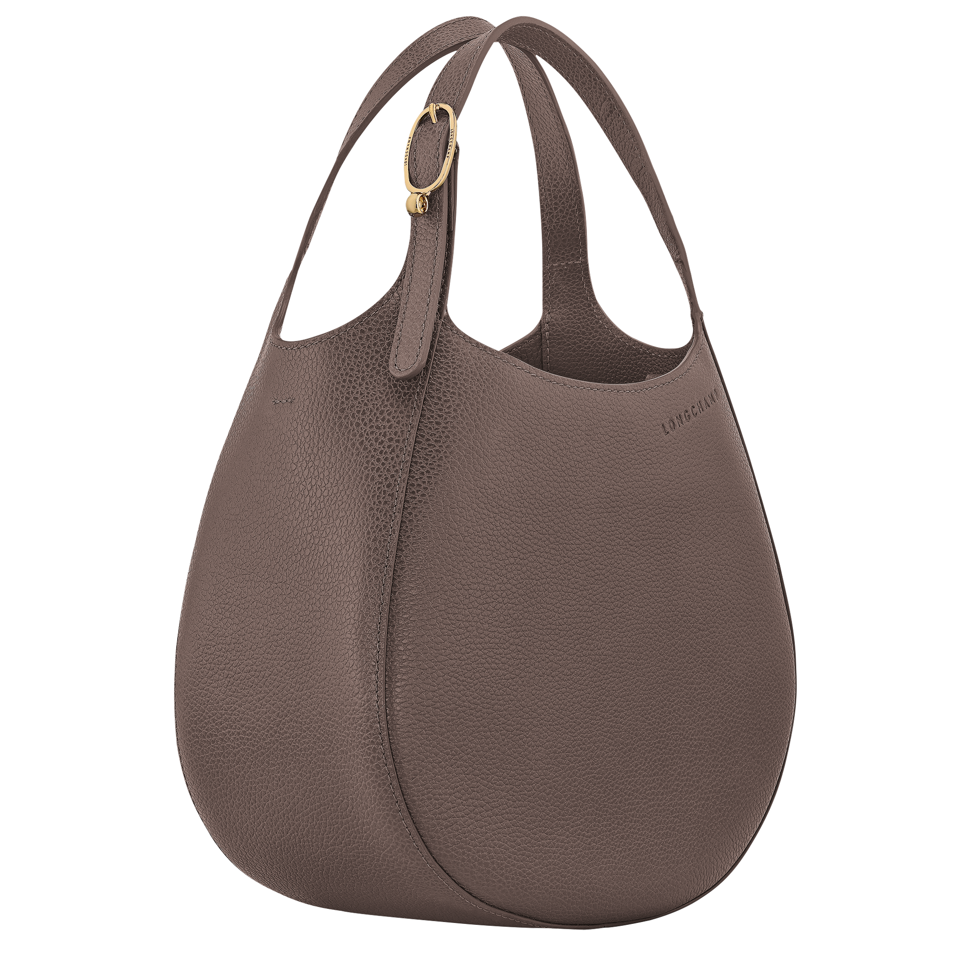 Le Foulonné S Handbag / Taupe - Leather - Image 3
