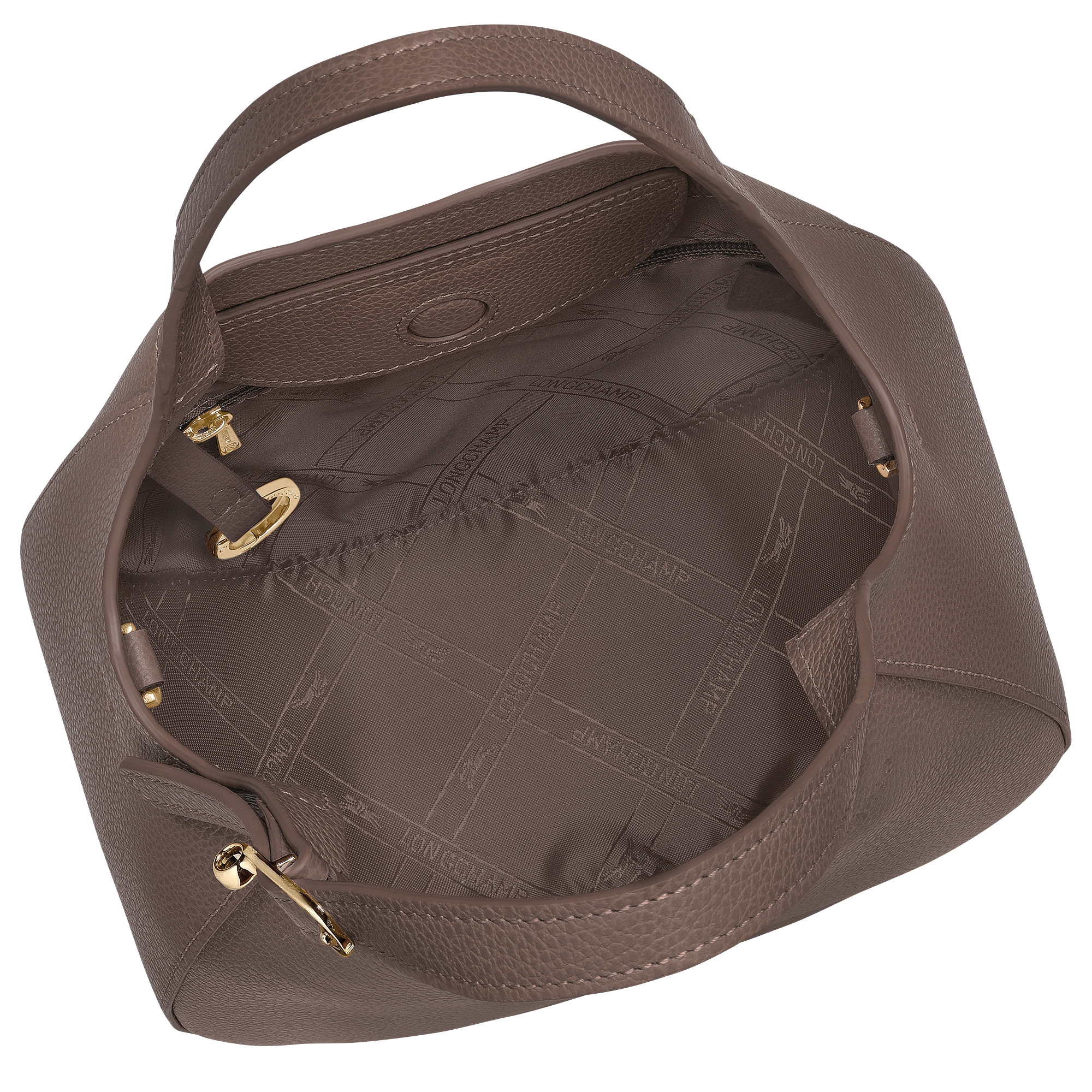 Le Foulonné S Handbag / Taupe - Leather - Image 6