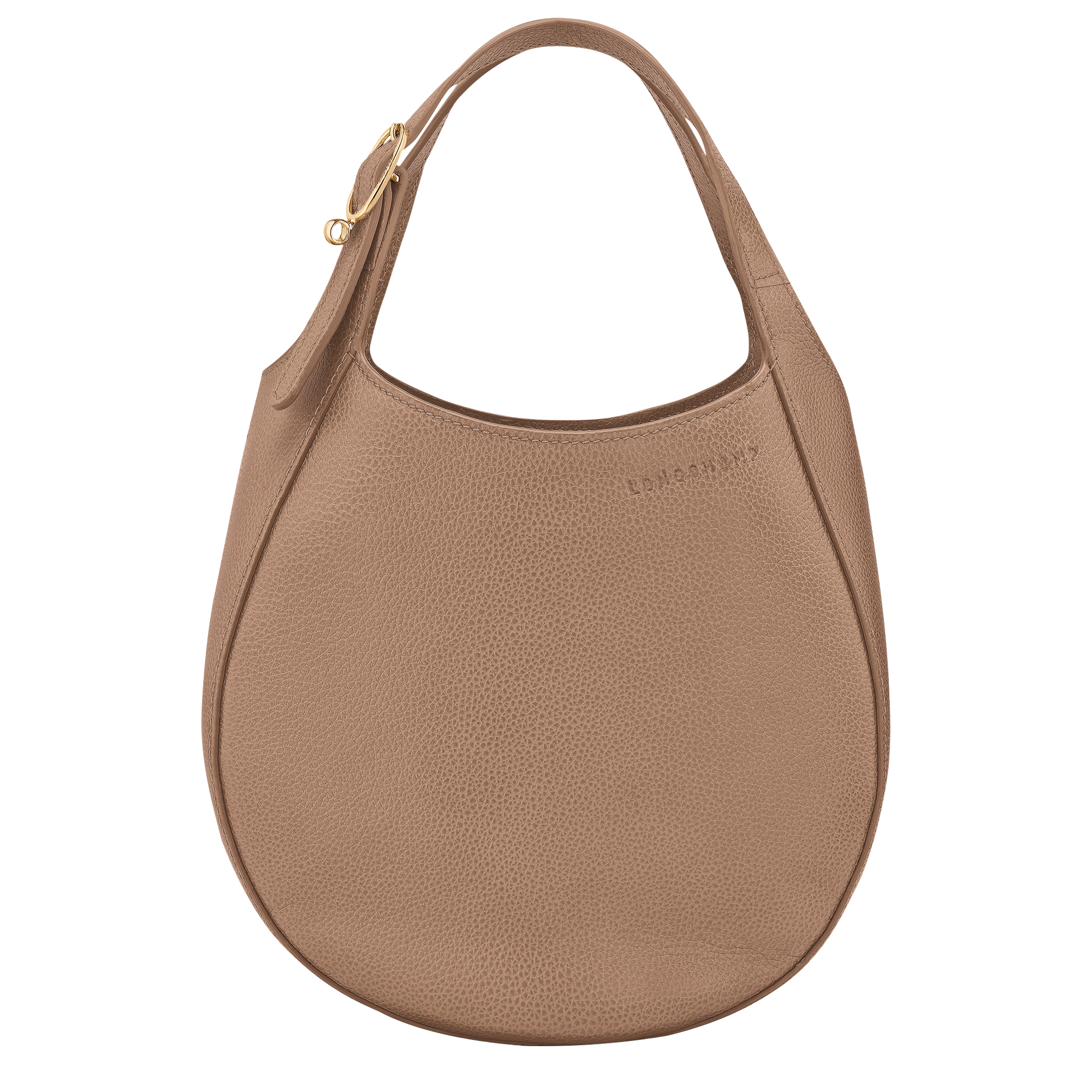 Le Foulonné S Handbag / Biscuit - Leather