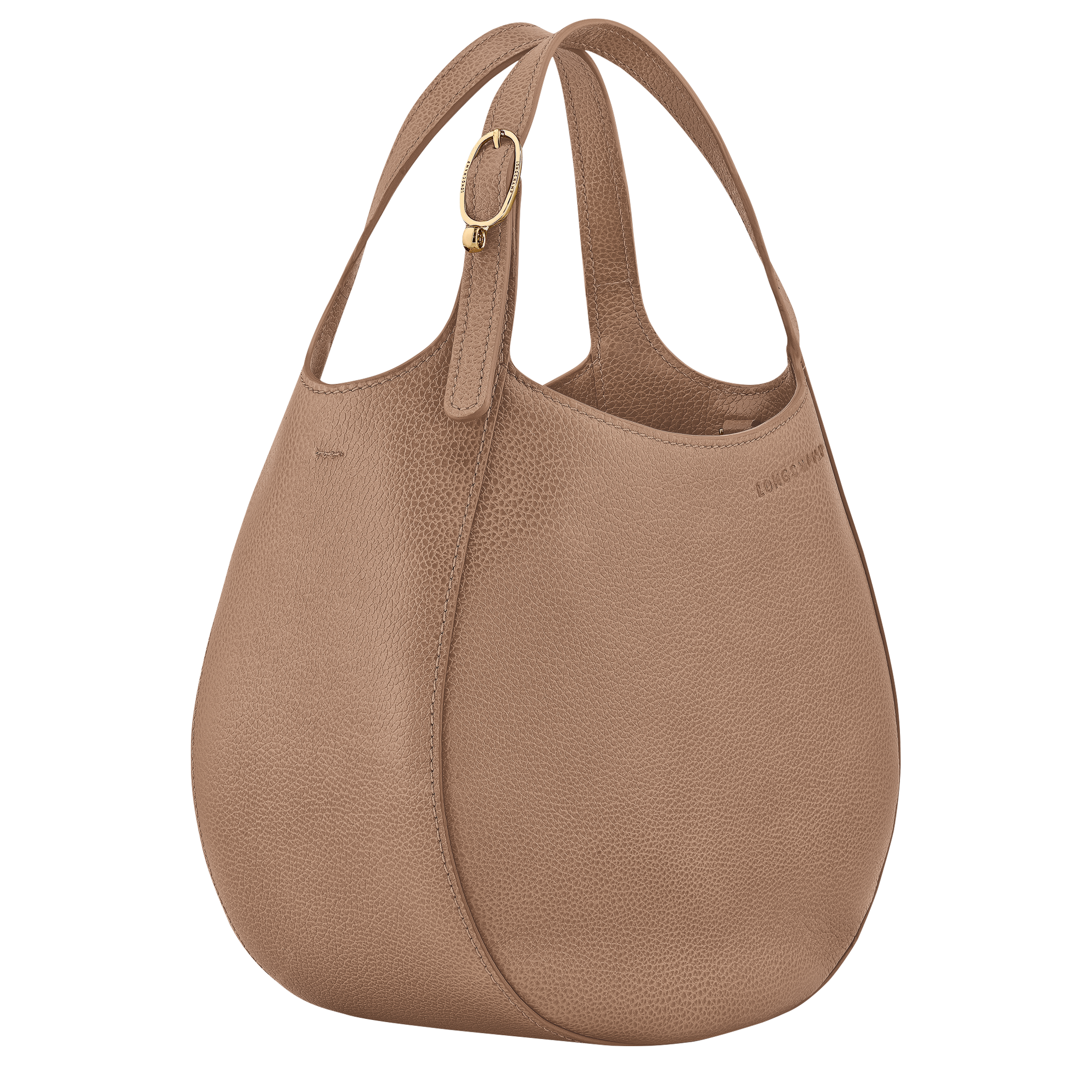 Le Foulonné S Handbag / Biscuit - Leather - Image 2