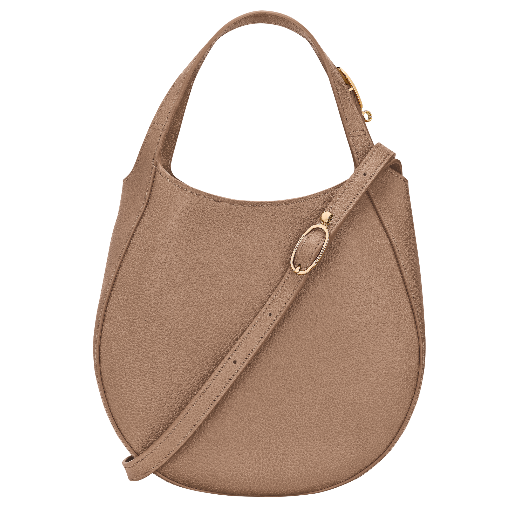 Le Foulonné S Handbag / Biscuit - Leather - Image 3