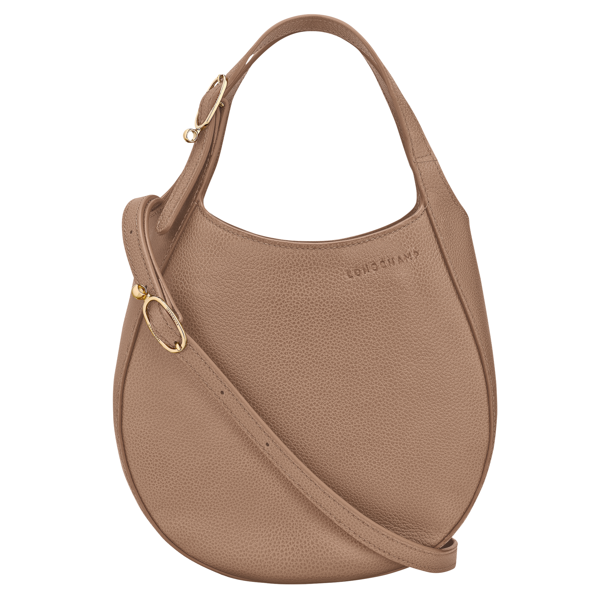 Le Foulonné S Handbag / Biscuit - Leather - Image 4