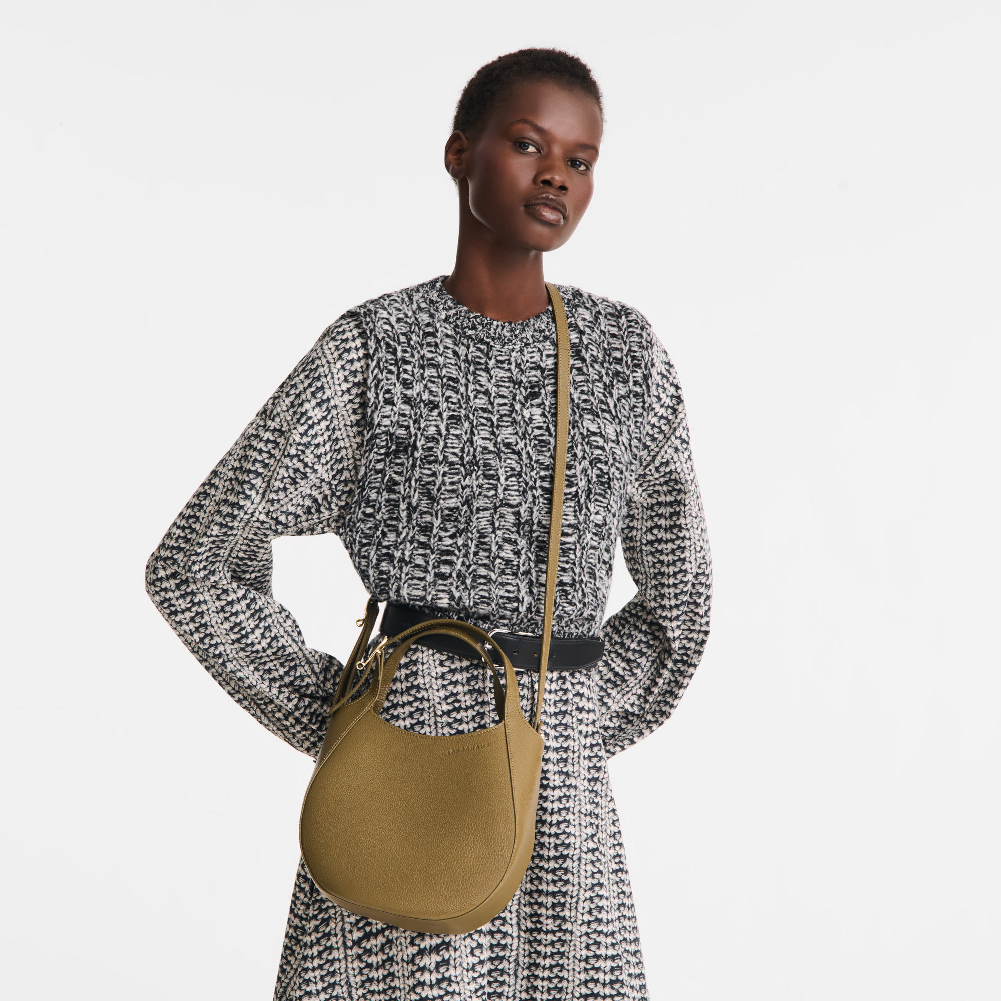 Le Foulonné S Handbag / Caper - Leather - Image 2