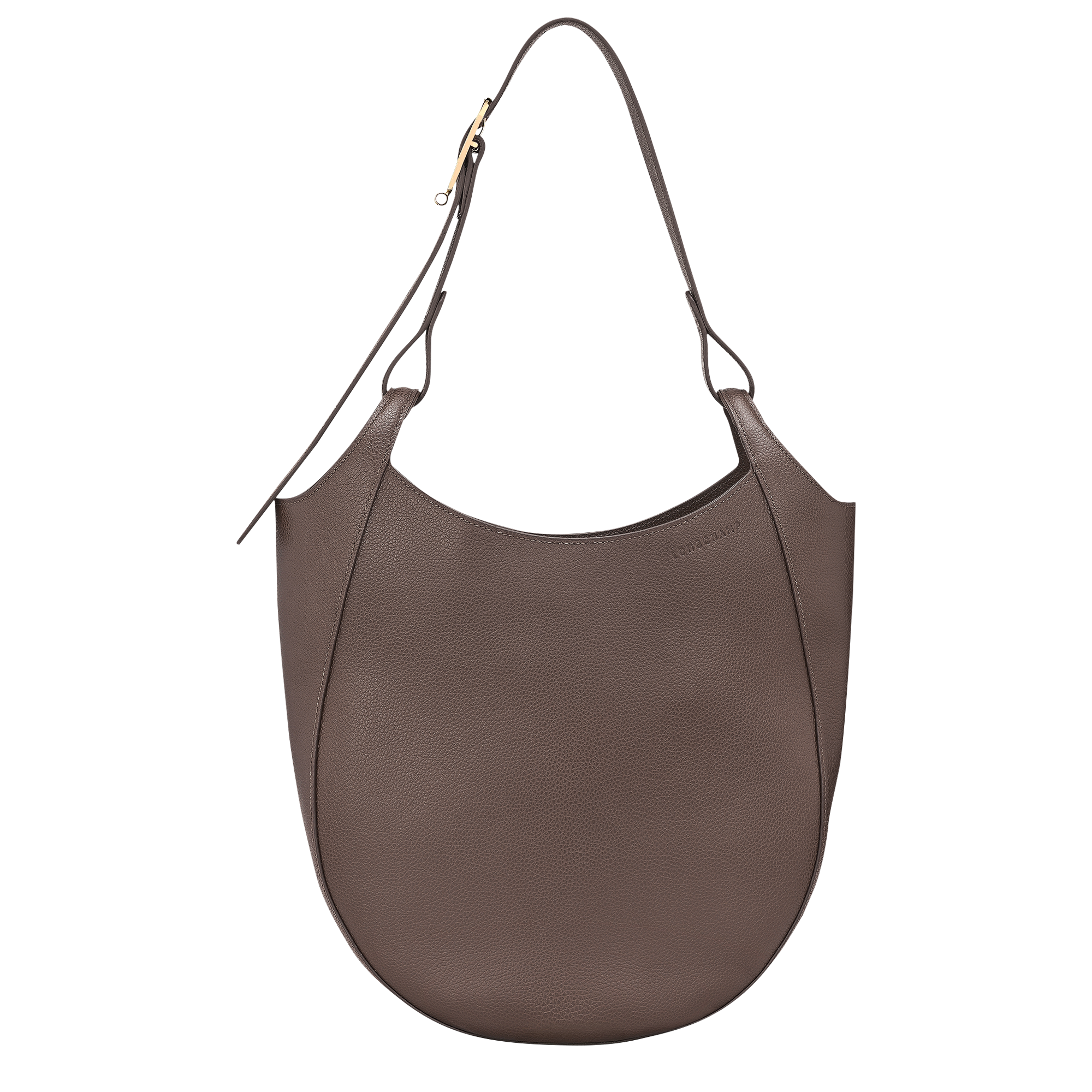 Le Foulonné L Hobo bag / Taupe - Leather