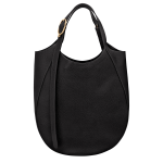 Le Foulonné XL Tote bag / Black - Leather