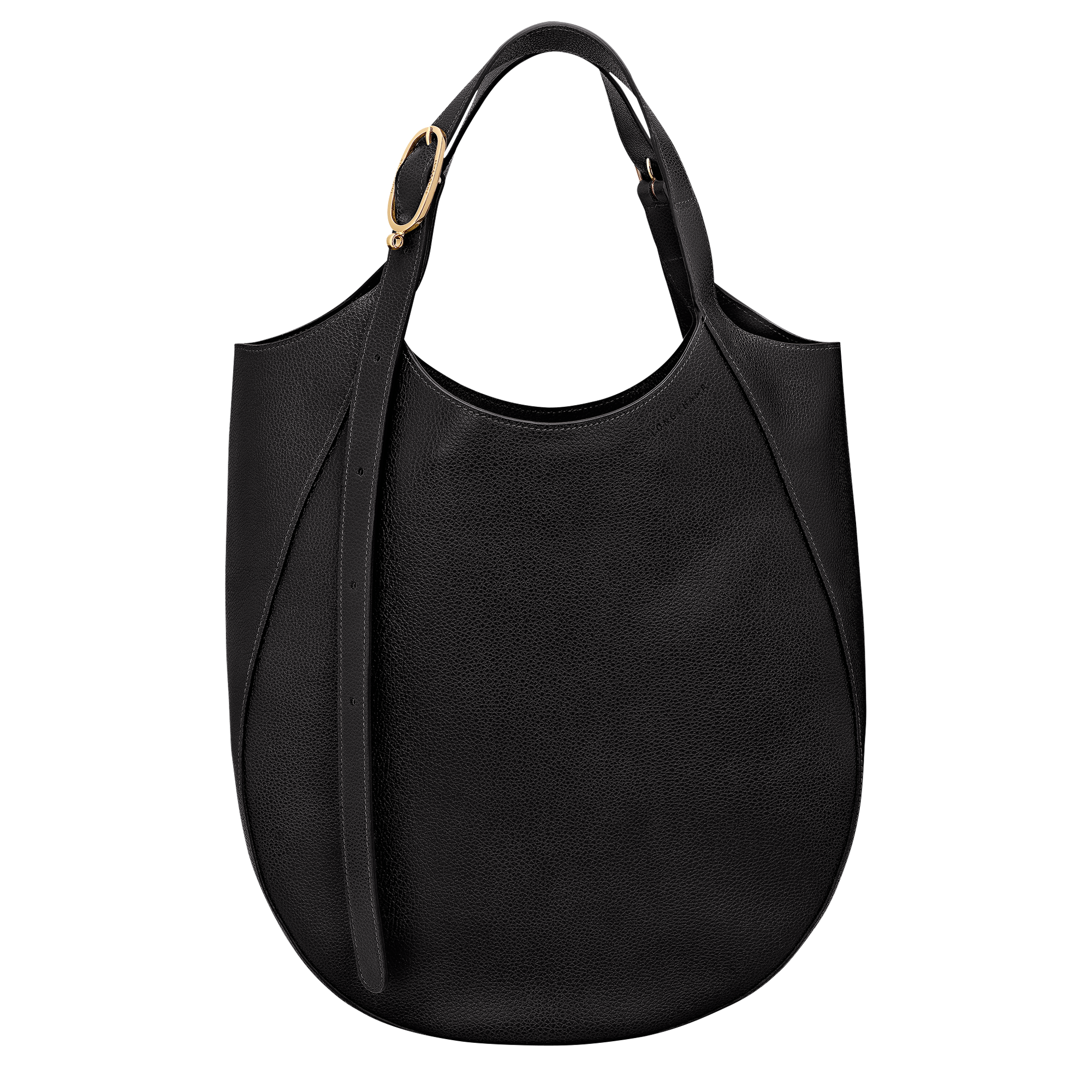 Le Foulonné XL Tote bag / Black - Leather