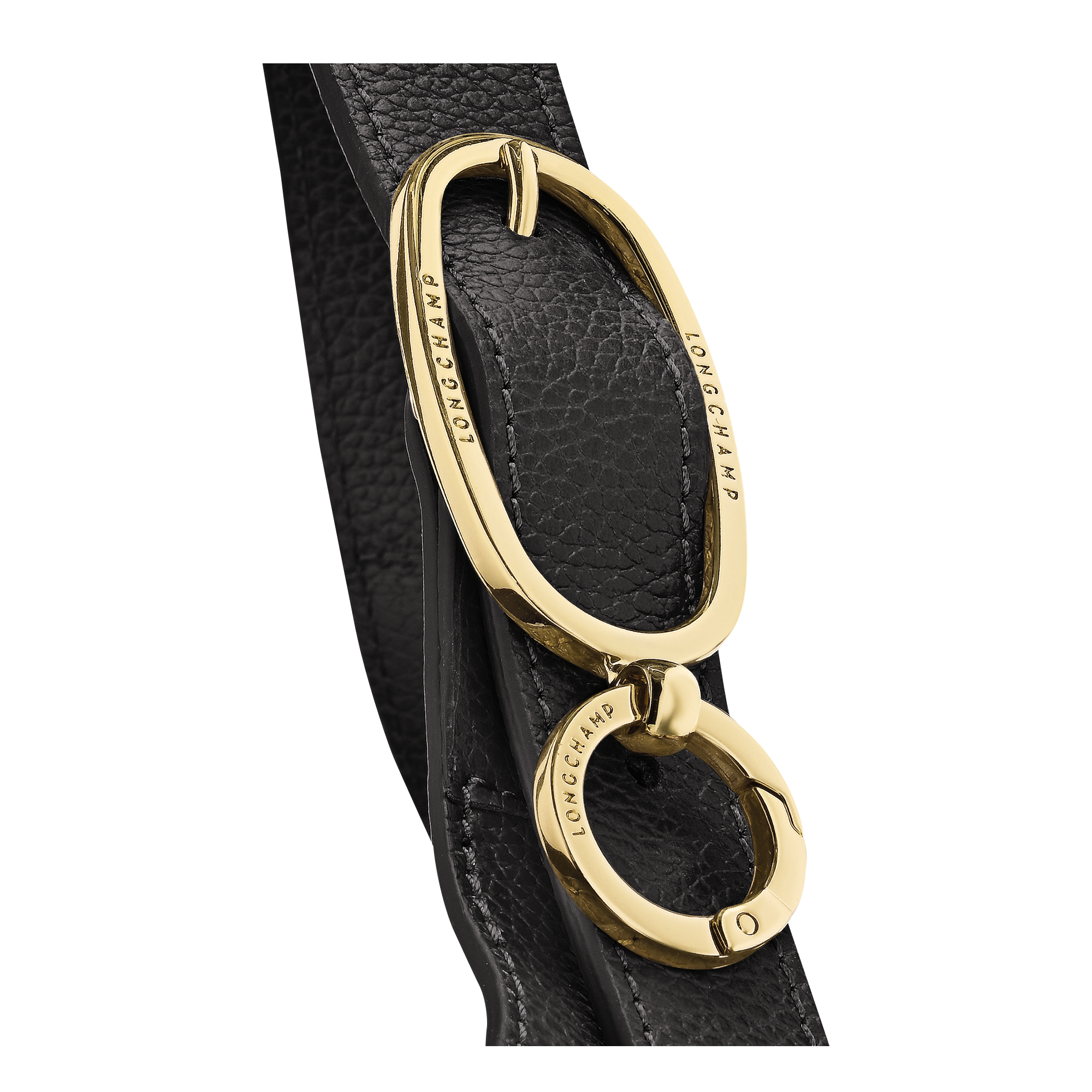 Le Foulonné XL Tote bag / Black - Leather - Image 7